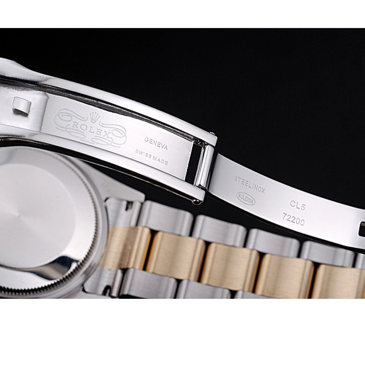 Aaa fake watches And Gold Dial Gold Case Rolex 622265 Datejust Steel Stainless 0712